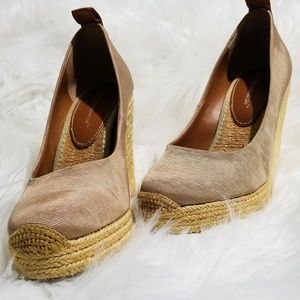 BCBGEneration Brown Wedges